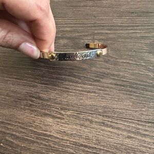 Elegant Gold and Silver Bracelet